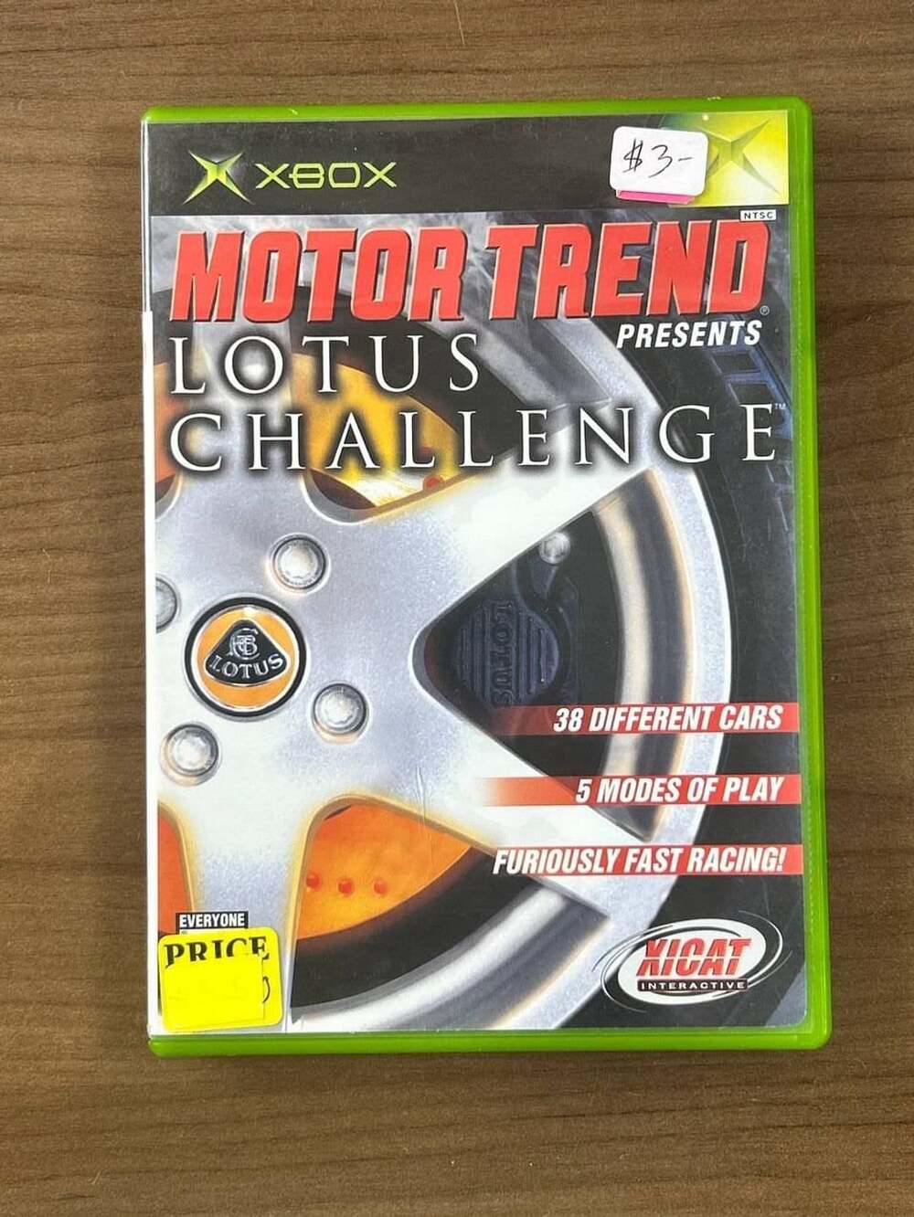 Motor Trend Presents Lotus Challenge Xbox 2003 CIB Complete w/ Manual